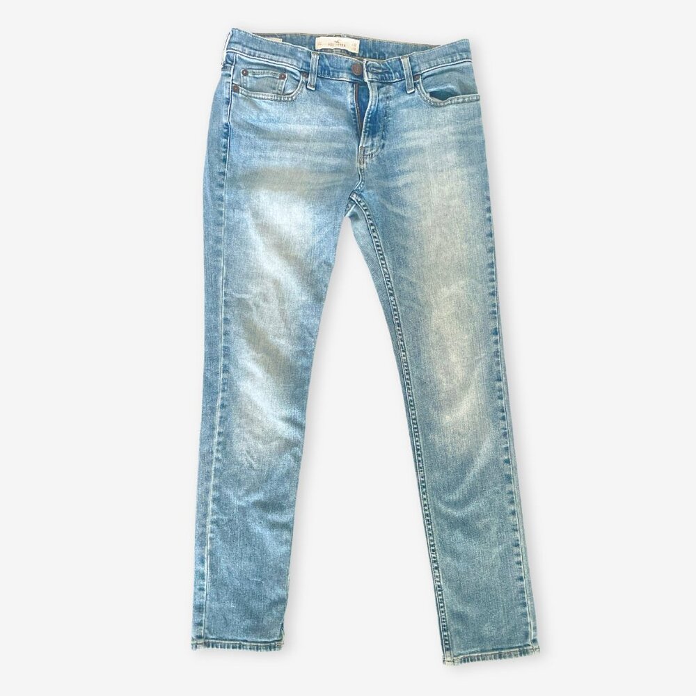 Hollister Skinny Fit Epic Flex Jeans Mens 30x32 Blue Denim Light
